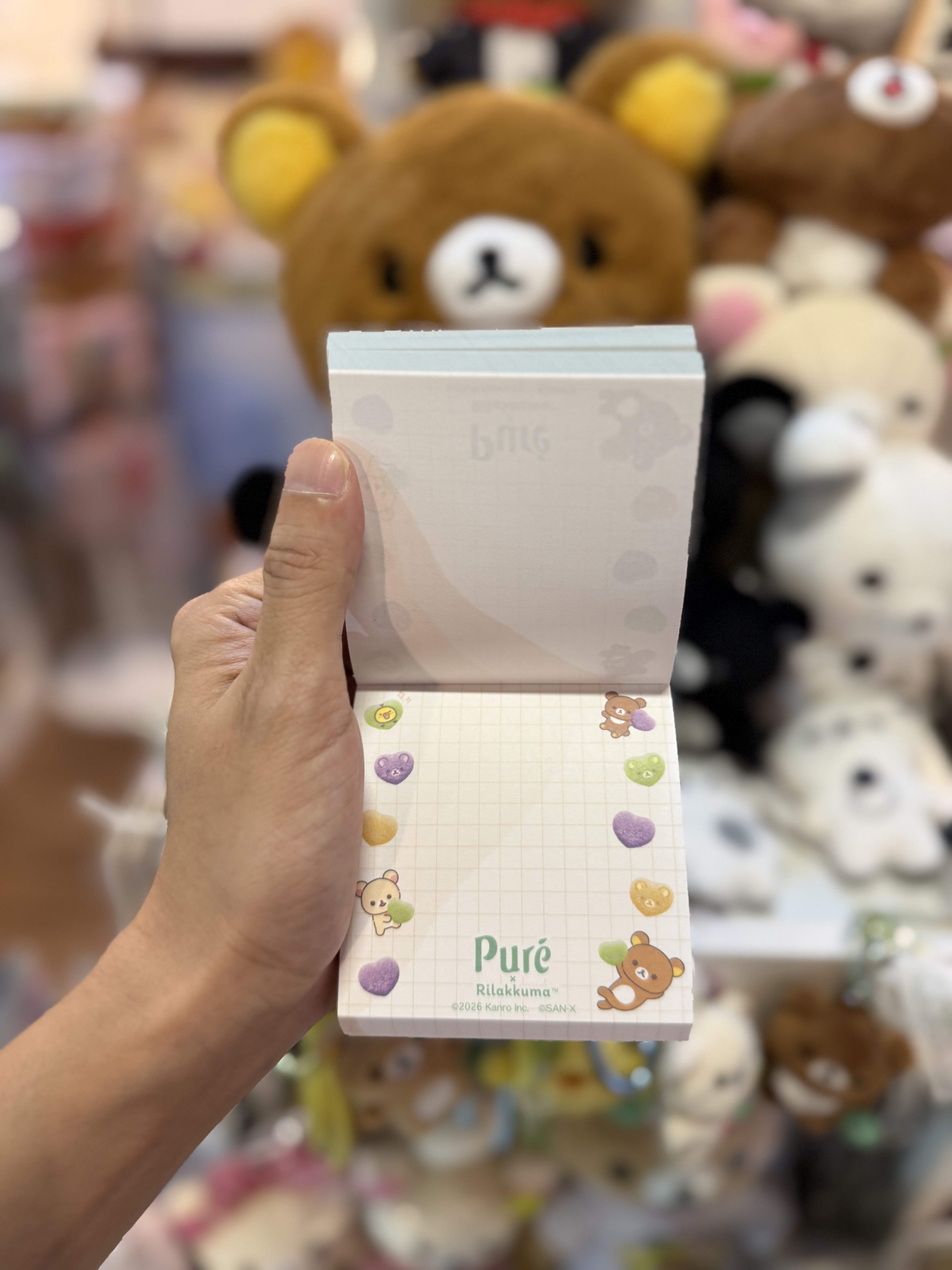 《現貨》全新loft 限定puregumi x rilakkuma memo