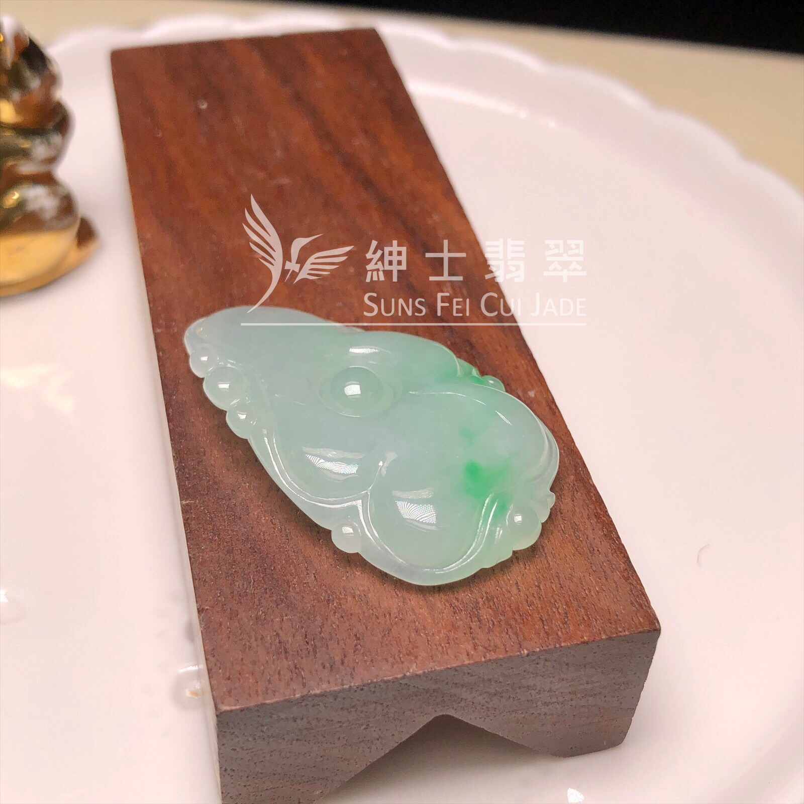 YK00165 隨形飄翠吊墜