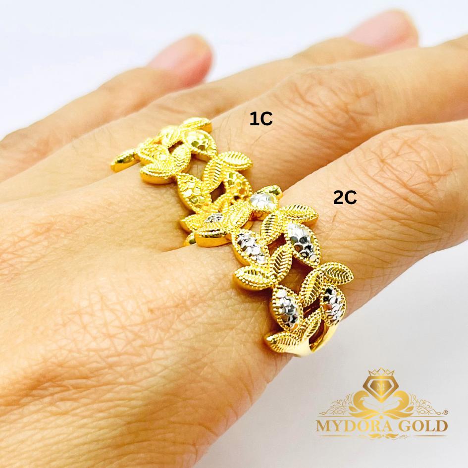 MYDORA Cincin Olive Leaf (5G) l EMAS 916/22K