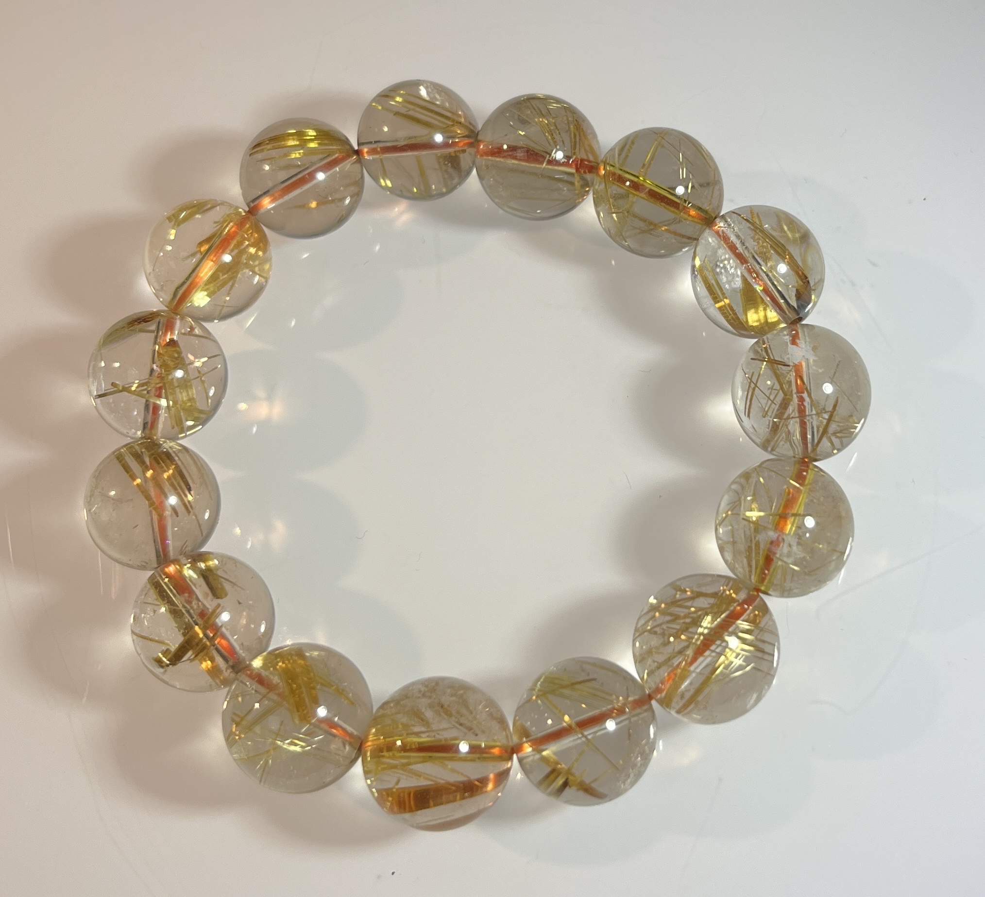 品質透體金鈦晶 13m+