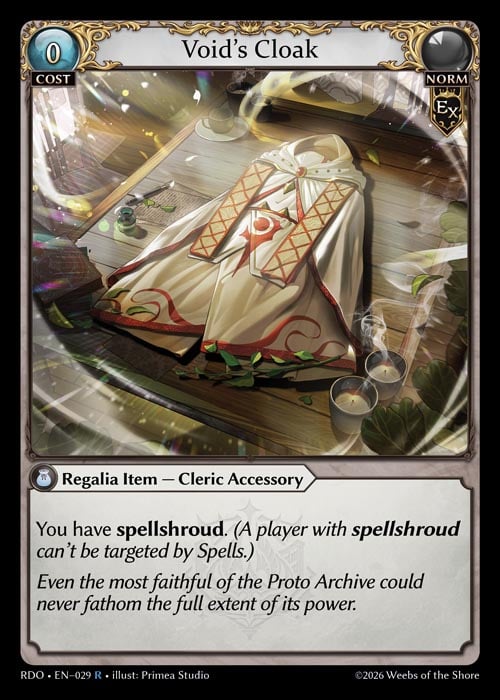 Void’s Cloak / RDO-029 (R)