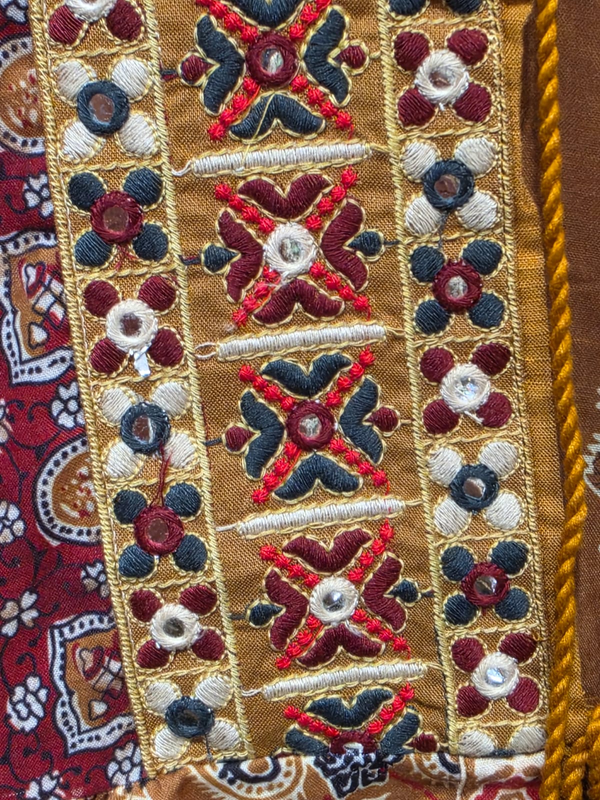 印度刺繡印花背心裙連外套套裝