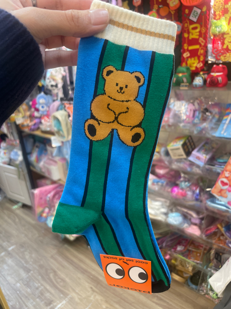 可愛卡通動物造型襪子