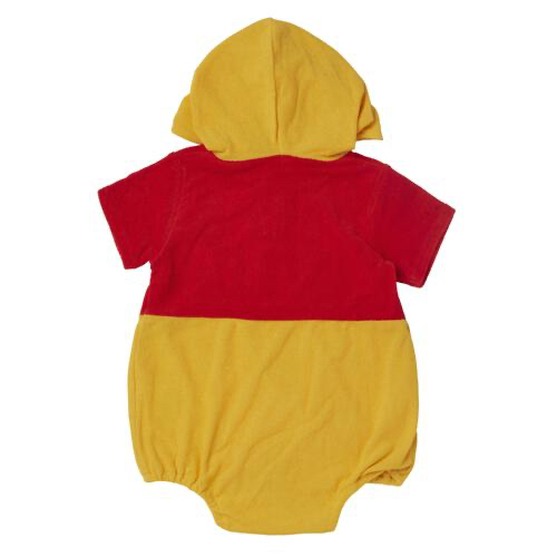 🇯🇵預訂 日本直送🇯🇵Winnie the pooh小熊維尼造型連帽短袖包屁衣