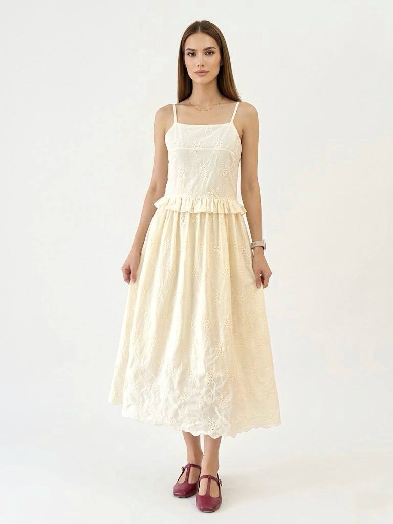 W6027 - Ruffle Dress