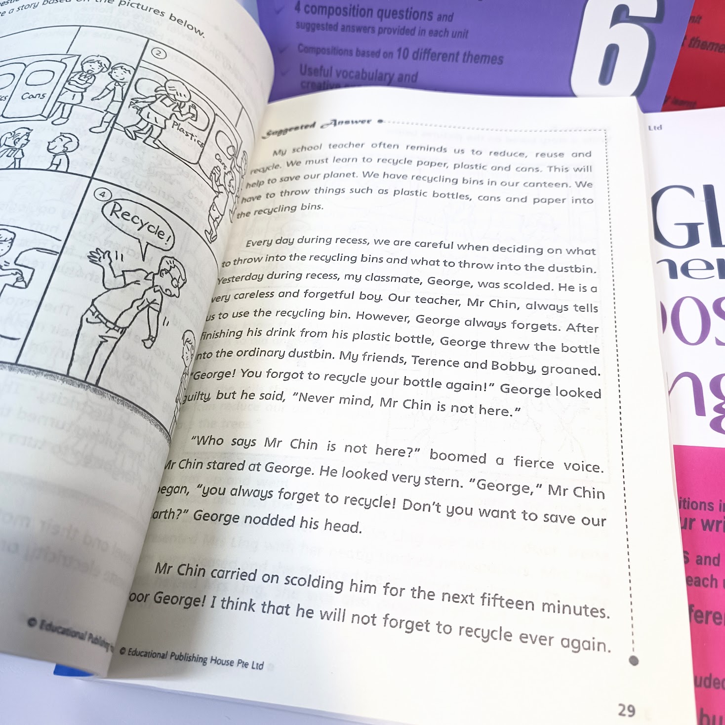 EPH English Thematic Composition Writing 小學1-6 年級 |9-12歲 | 新加坡英語 | 英語主題寫作 |訂製版 SAP14