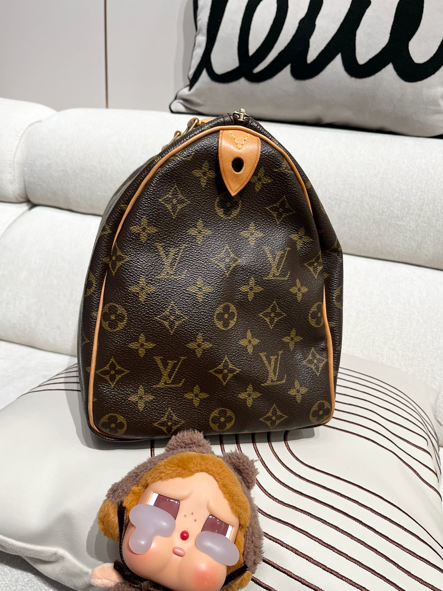 Lv speedy 35 monogram  100%Authentic,93%new ✅key lock✅dust bag 