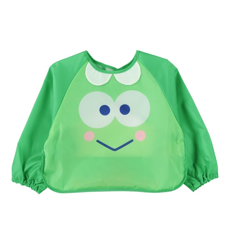 🇯🇵限量預訂 日本直送🇯🇵KeroKeroppi長袖餐圍兜飯衣