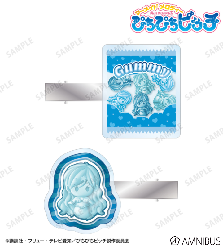 《Pre-Order》軟糖 petit-sserie Hair Clip Set｜唱K小魚仙 Pichi Pichi Pitch AMNIBUS 商品 (26PP33-P)