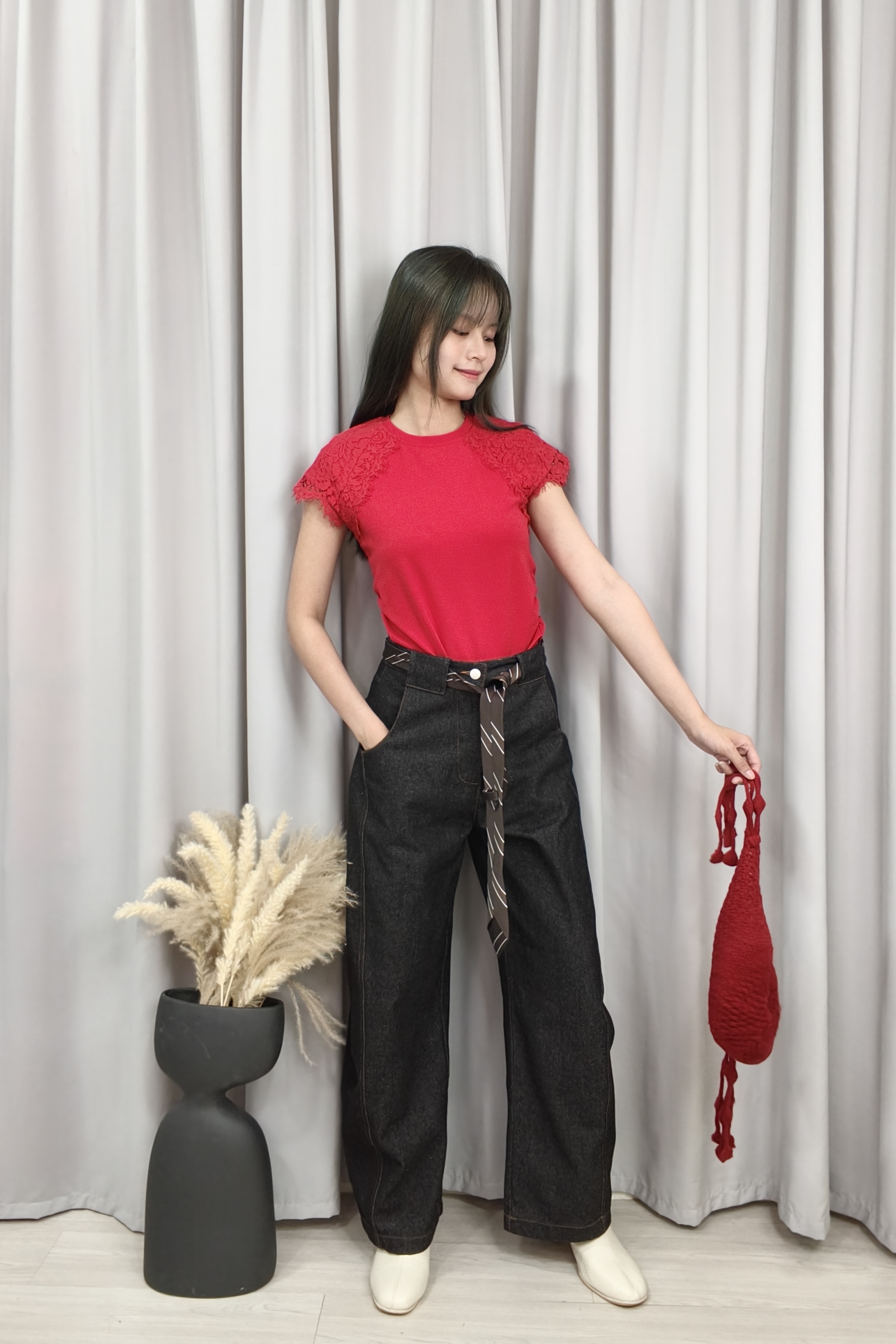 1321073 Wide-leg Jeans Culotte