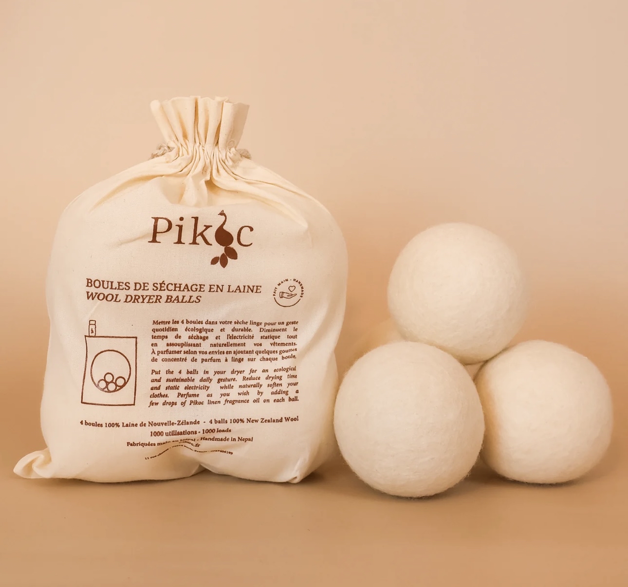 Pikoc wool dryer balls