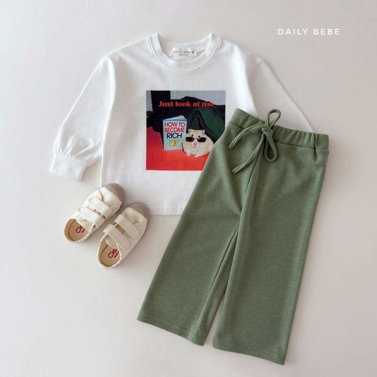 Dailybebe | Knit Wide Pants