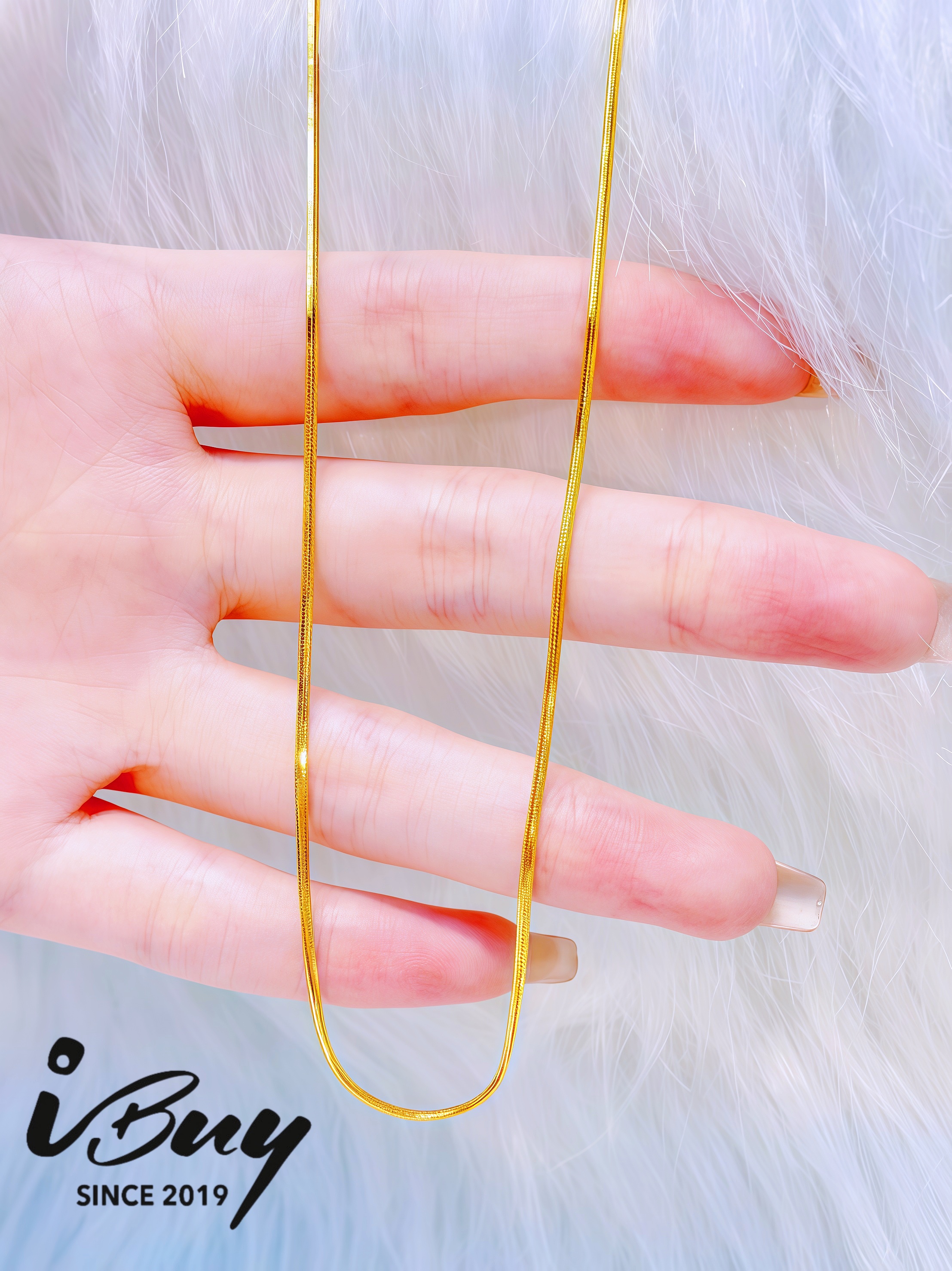 916 GOLD SNAKE BONE NECKLACE (030) 916 金 蛇骨项链(030)