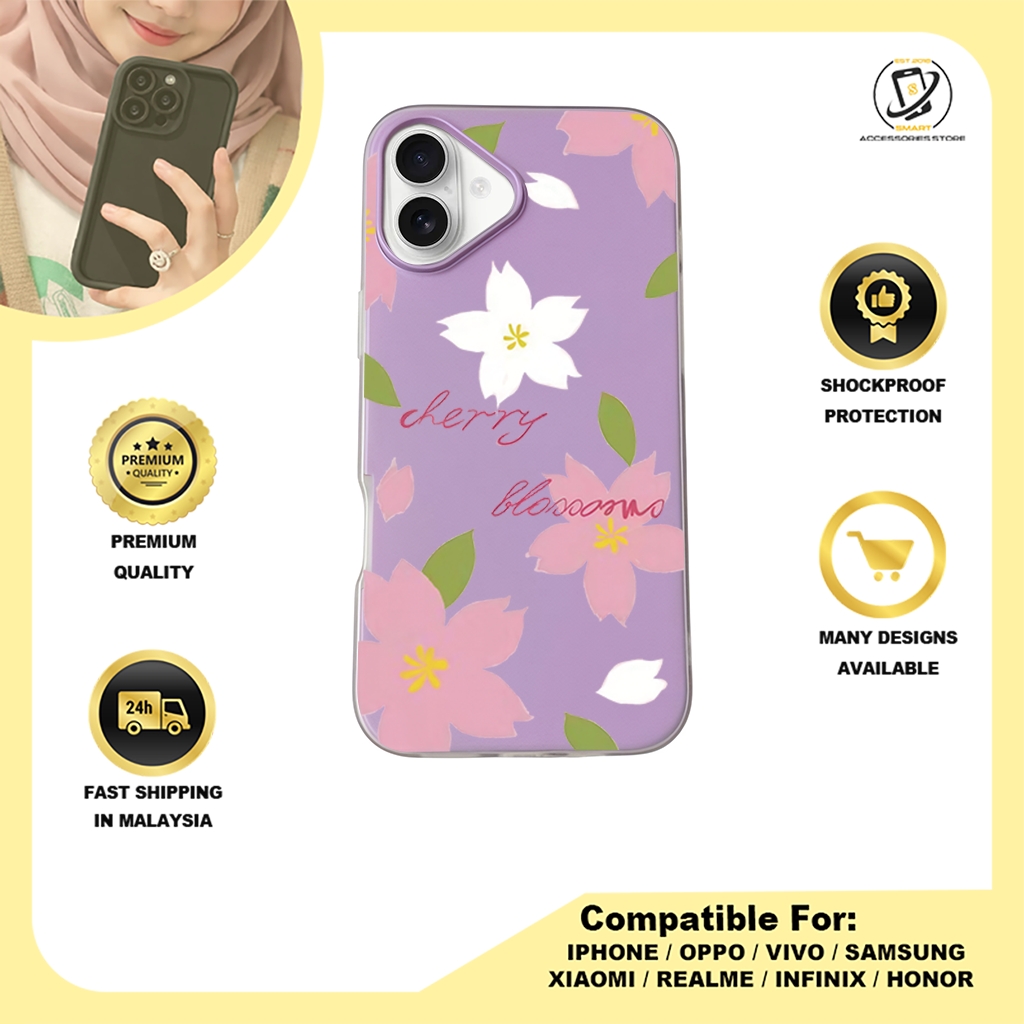 JELLY CASE PHONE FOR IPHONE - DESIGN FLOWER I