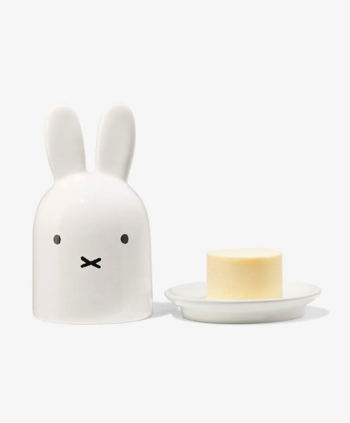 Miffy glass butter holder