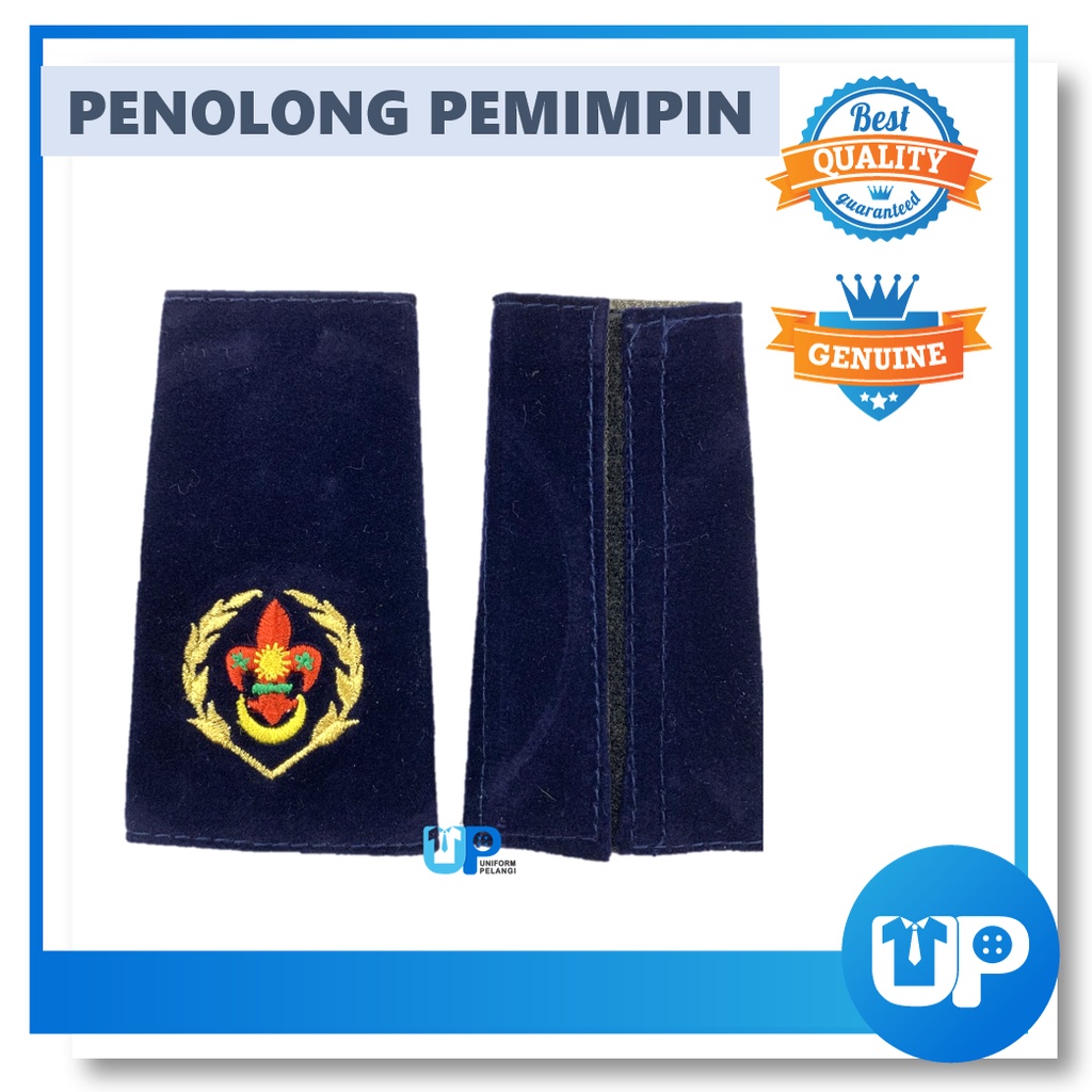 Epolet Pengakap Pemimpin Cikgu Guru Pangkat Kelana Merah Hijau Birutua Kokurikulum Sekolah Scout Teacher Badges