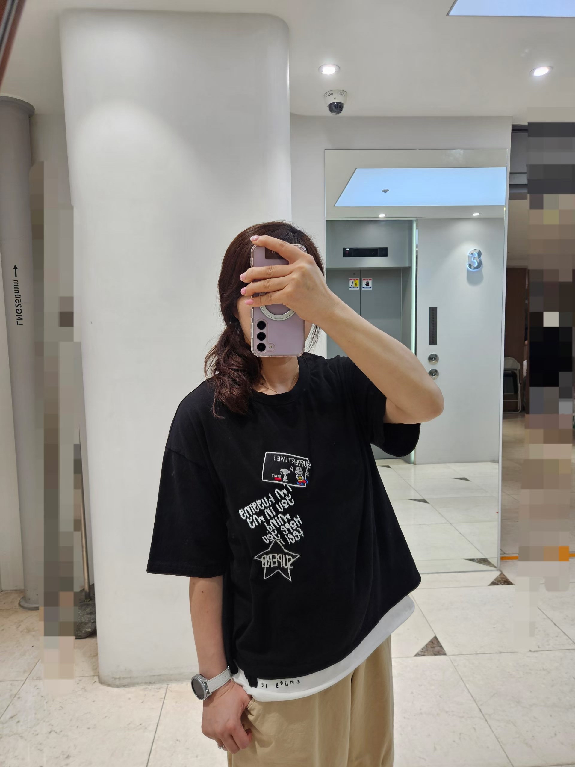 EL OX 星級洗水snoopy badge top