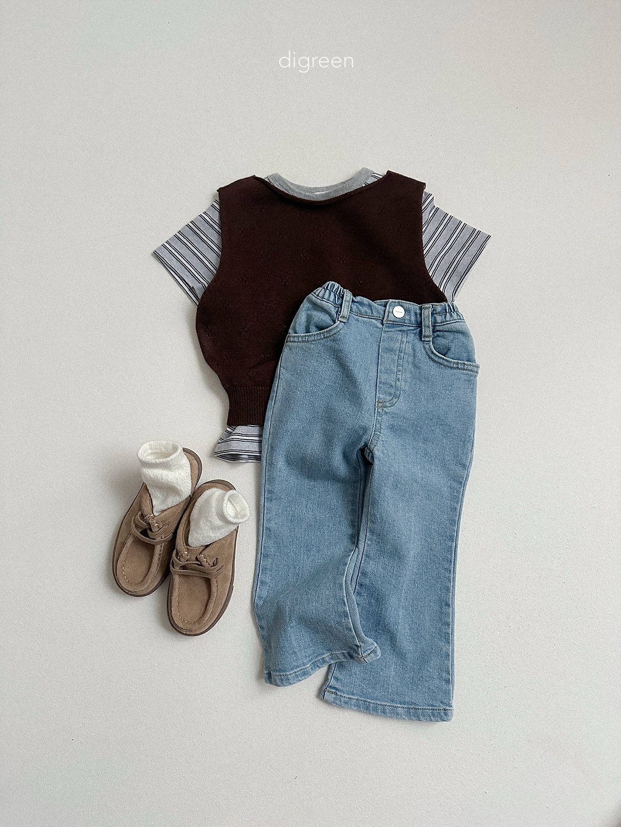 Digreen | bootcut denim pants 