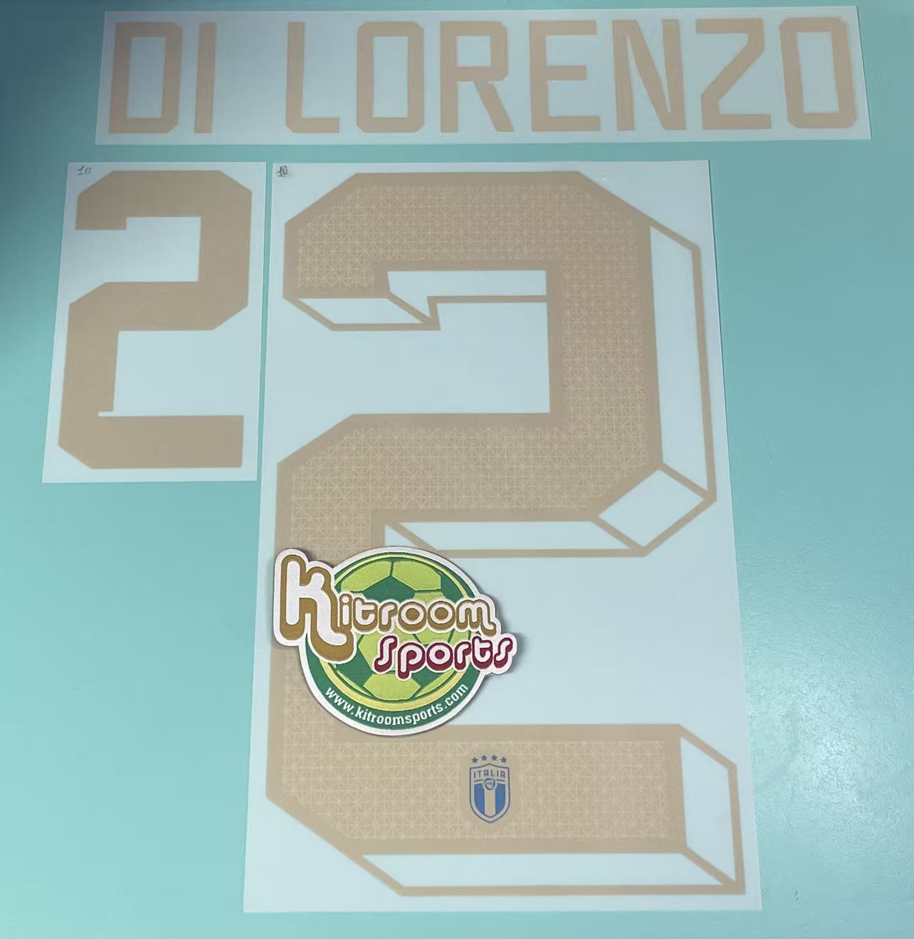 2022 Italy Home Nameset #2 DI LORENZO