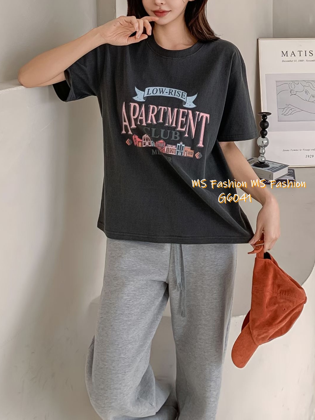 G6041 韓國🇰🇷靚print tee