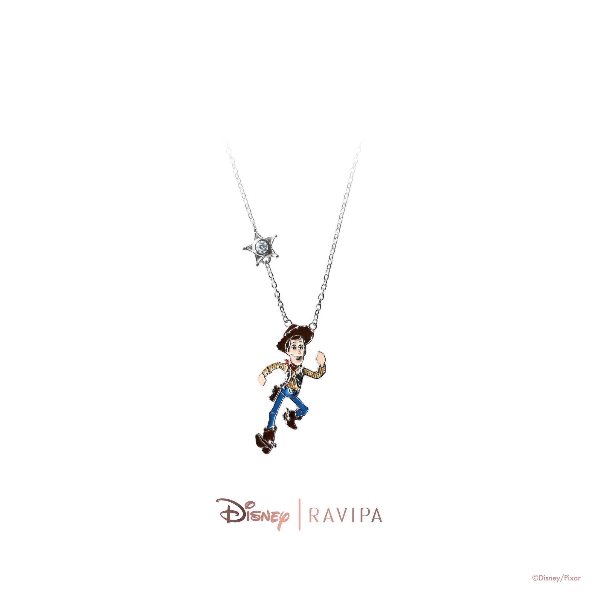 📦訂購 泰國代購 RAVIPA Disney Toy Story 反斗奇兵 Woody Silver Necklace 胡迪 頸鏈