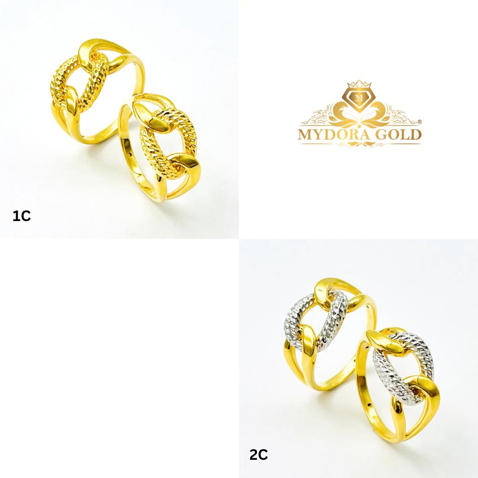MYDORA Emas 916 Cincin Coco Knot (5G) l EMAS 916/22K