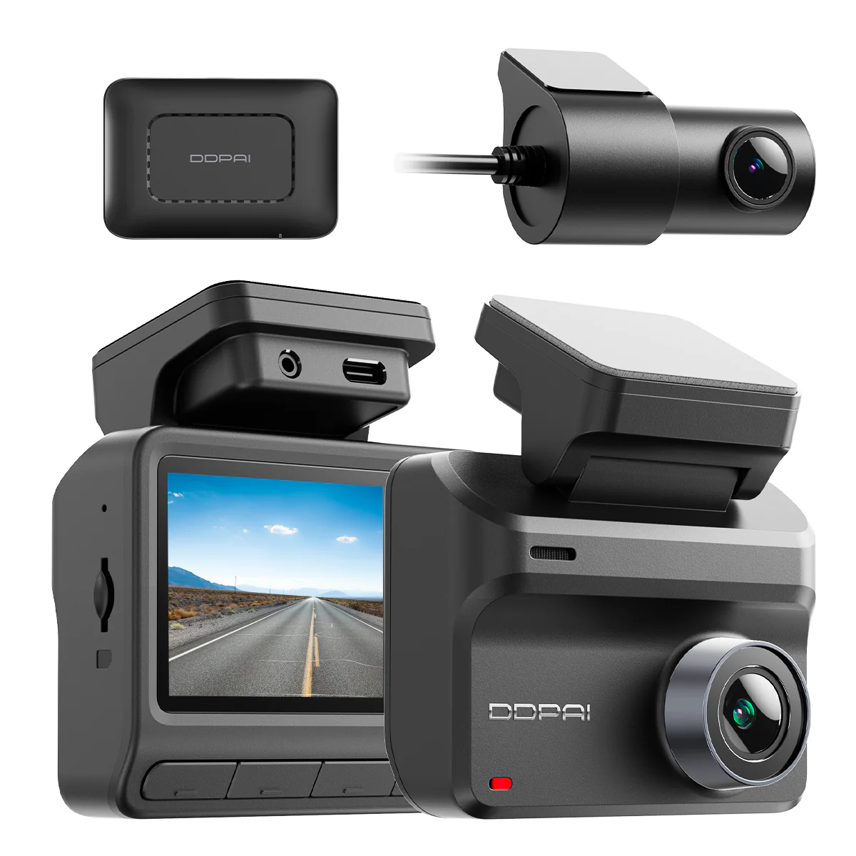DDPAI 盯盯拍 Dash Cam Z50 Pro Wi-Fi 6 4K行車記錄儀 (前後雙鏡, 4K + 1080P) | 香港行貨 | 兩年保養 | 壞機一換一