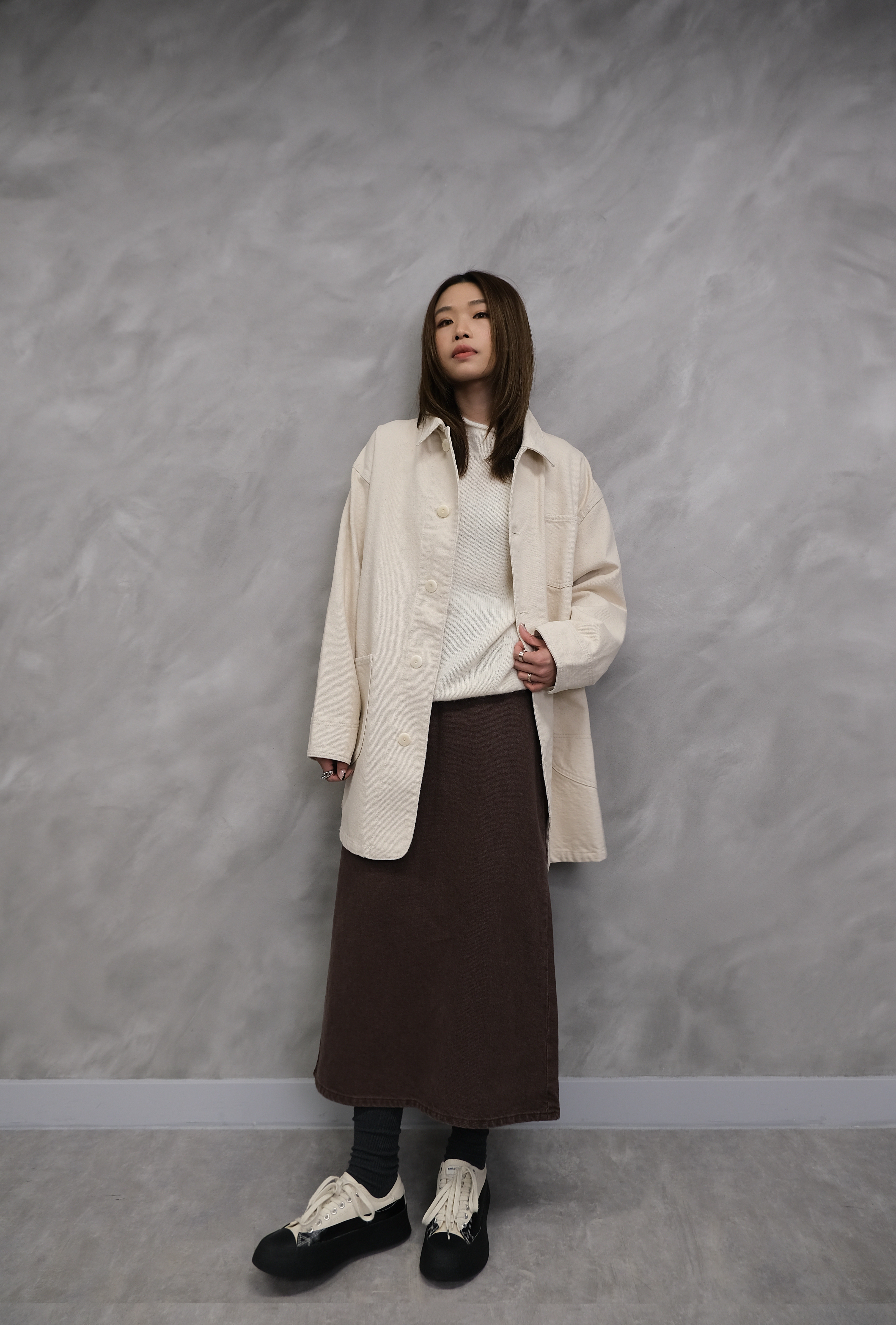 Casual midi coat #jk24