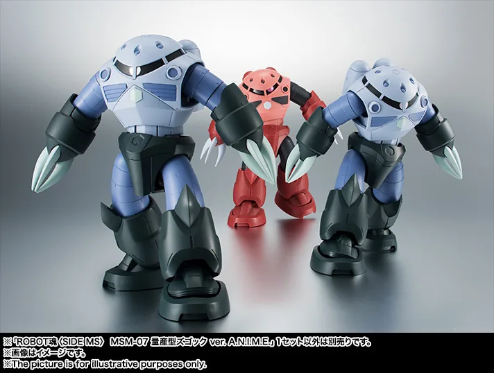 (預訂訂金 $100) (總價 $330) Bandai ROBOT魂 機動戰士高達 MSM-07 量產型魔蟹 Ver. A.N.I.M.E. (再版) (行版) Z`Gok Mass Production Type 