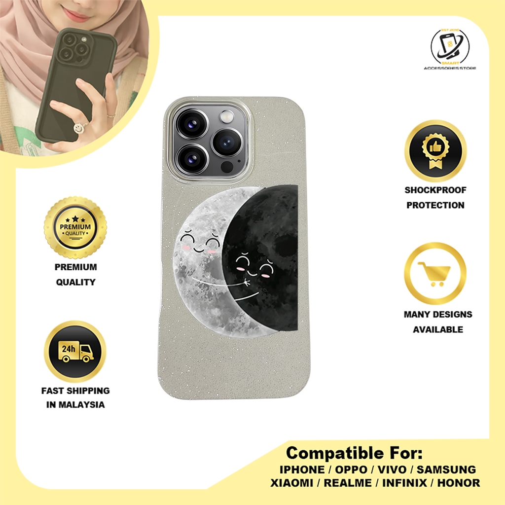 BLING CASE PHONE FOR IPHONE - DESIGN MOON B