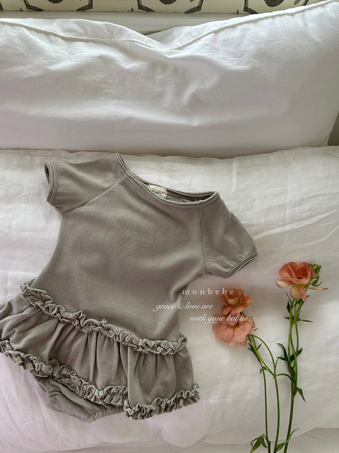 🇰🇷Monbebe包屁/裙 darkgray 親子