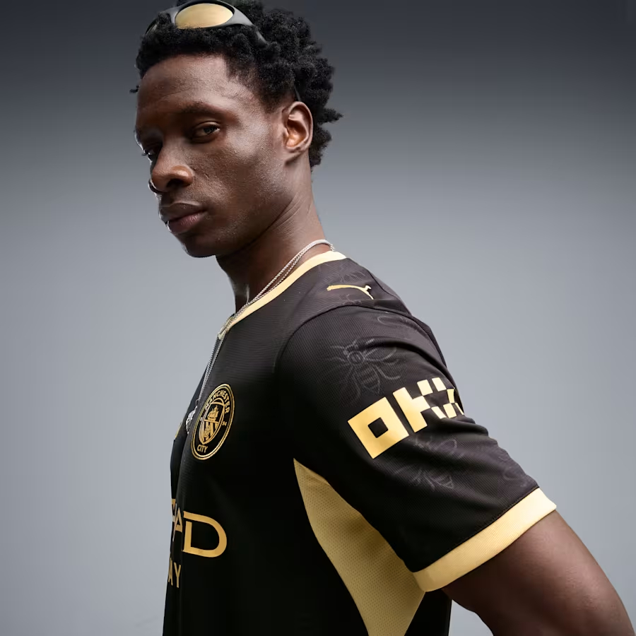 工業蜜蜂圖案 Puma Manchester City 曼城 2026-27 作客球迷版球衣 (可加印字章) 784339