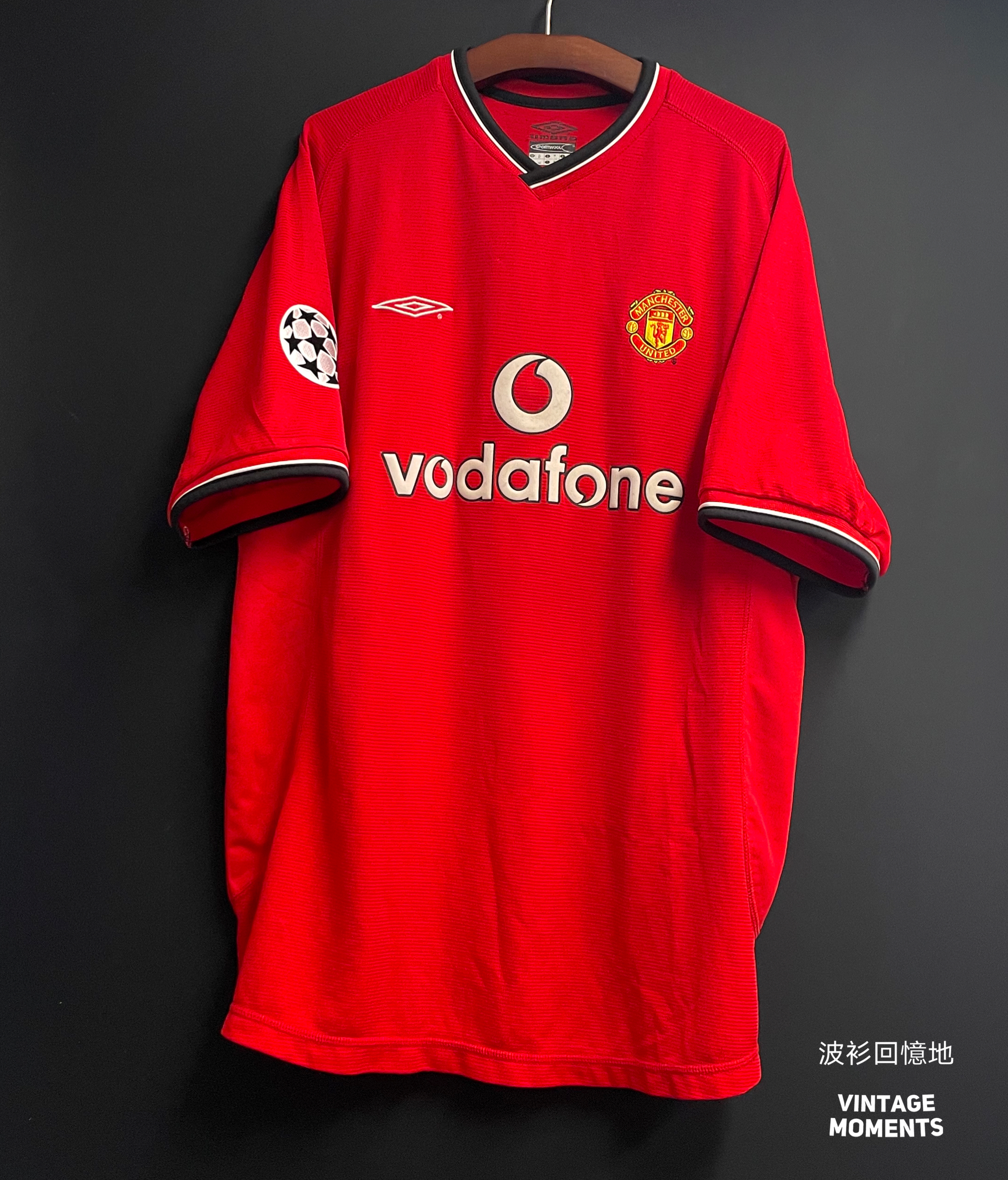 曼聯00/01主場 碧咸 MANCHESTER UNITED 2000-2001 HOME SHIRT BECKHAM