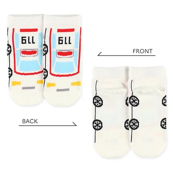 🇯🇵預訂 日本直送🇯🇵緊急車輛低筒襪三對裝