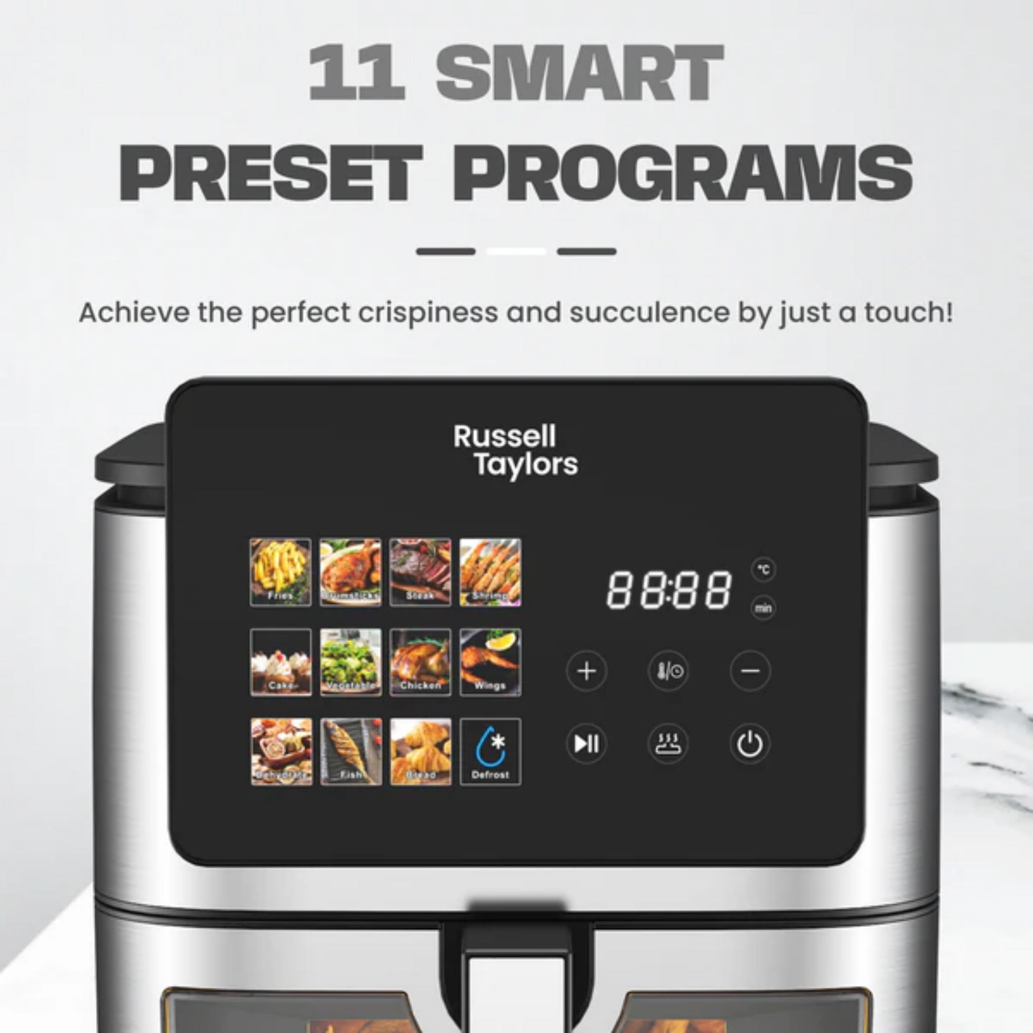 Russell Taylors 8L Visible Window Air Fryer (Z9)