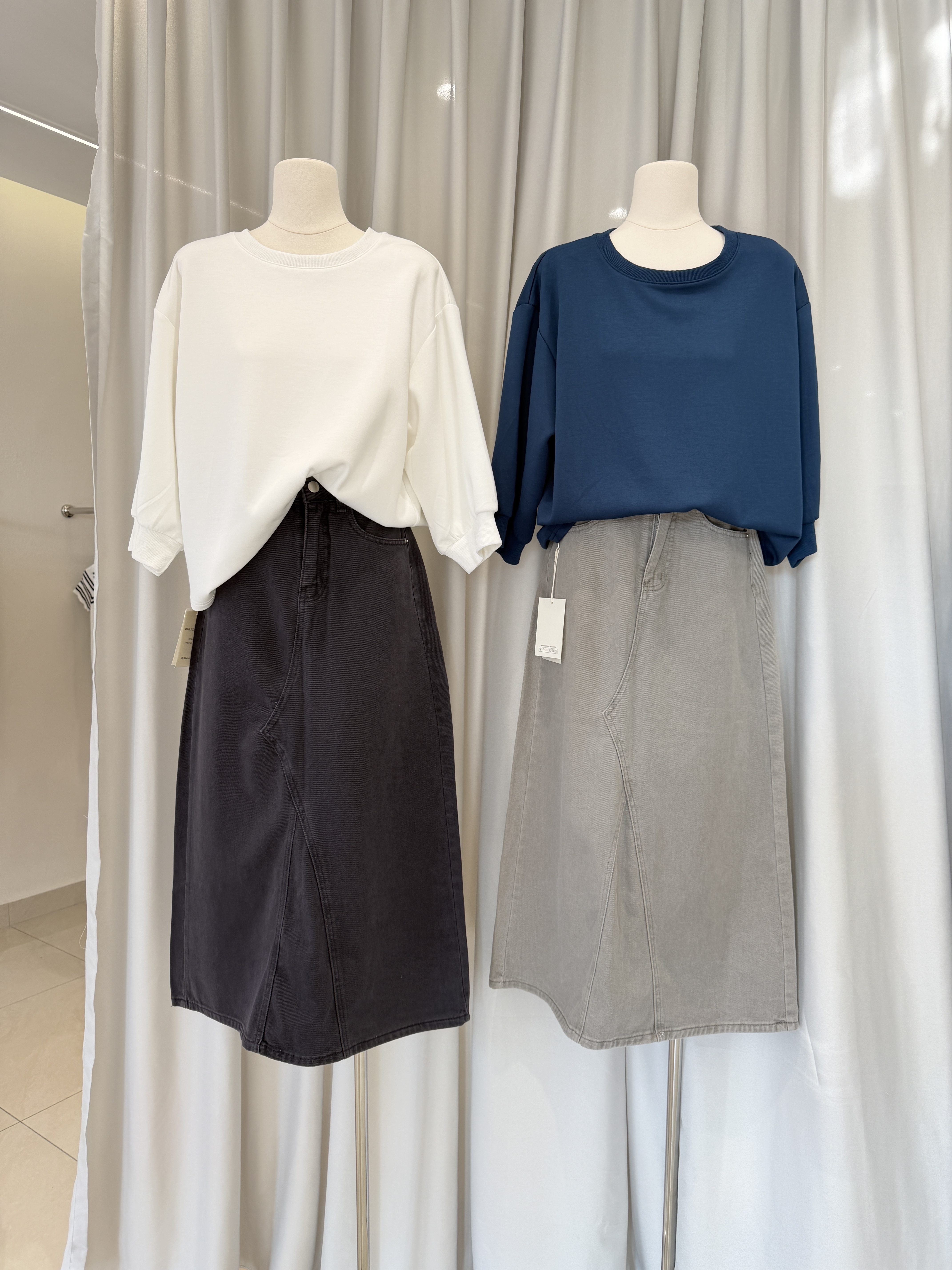 6586 百搭简约休闲宽松长袖