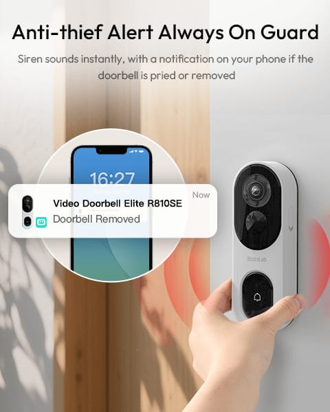 香港行貨 一年保養 360 Botslab Video Doorbell R810SE  2K 高清
