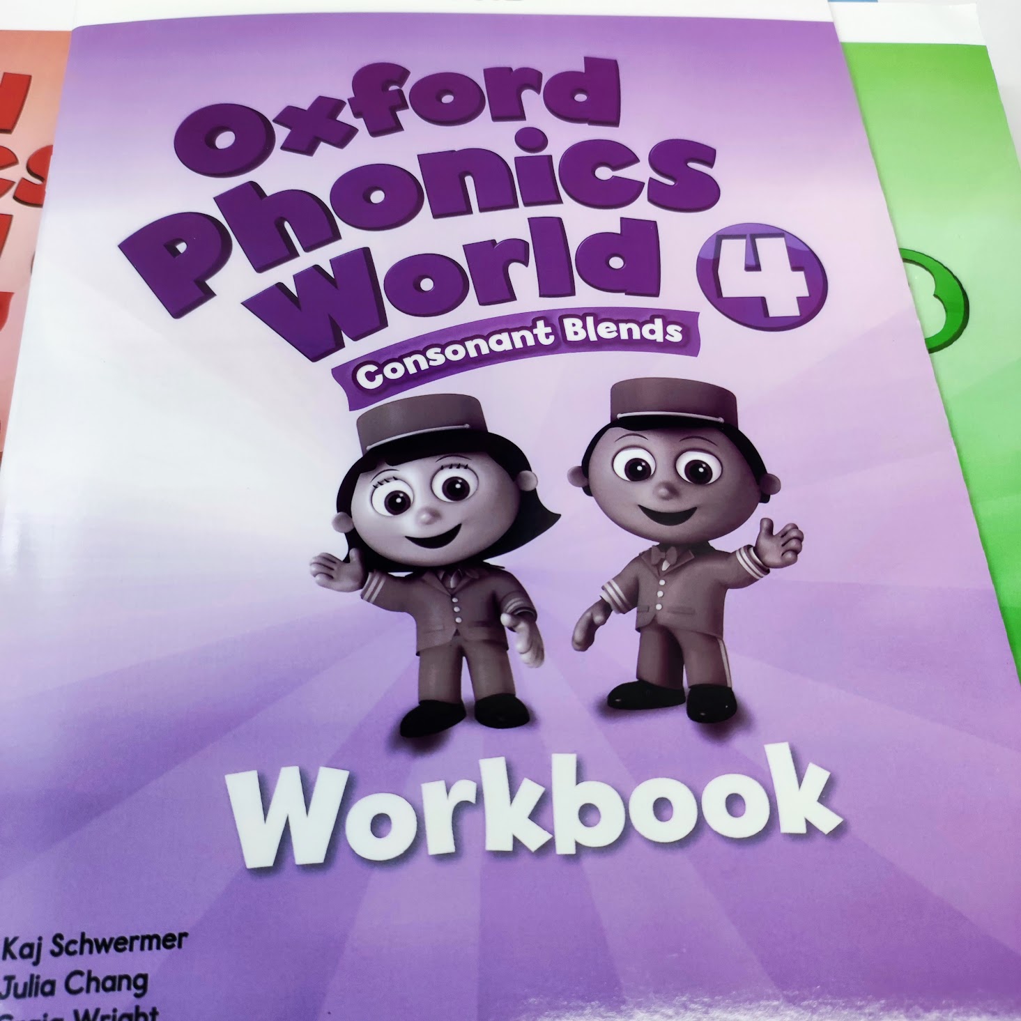 點讀Oxford Phonics World (Level 1-5) 牛津練習本一套10本 自然拼讀phonics字母發音教材  C26