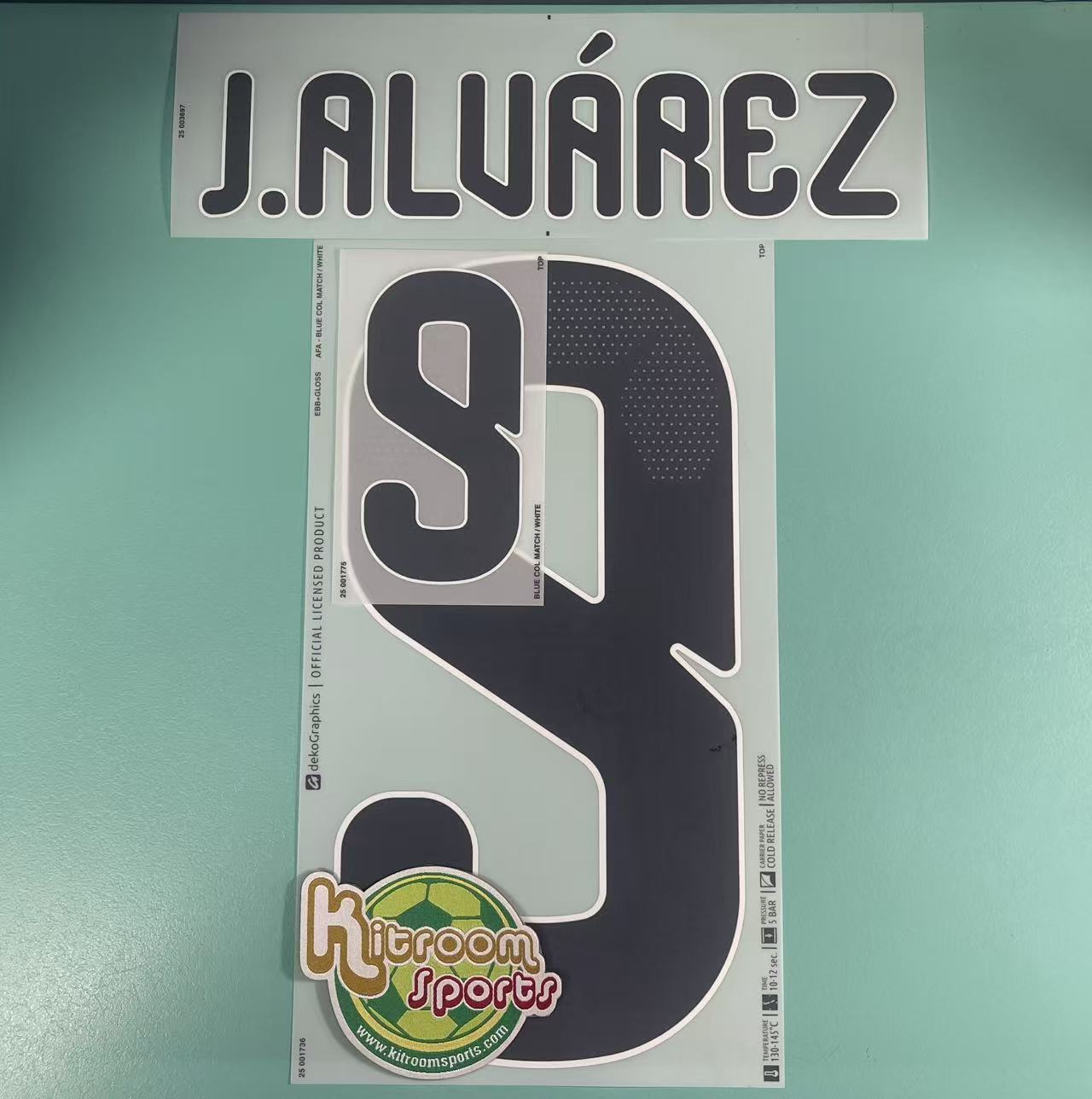 2026 Argentina Home Nameset #9 J.ALVAREZ
