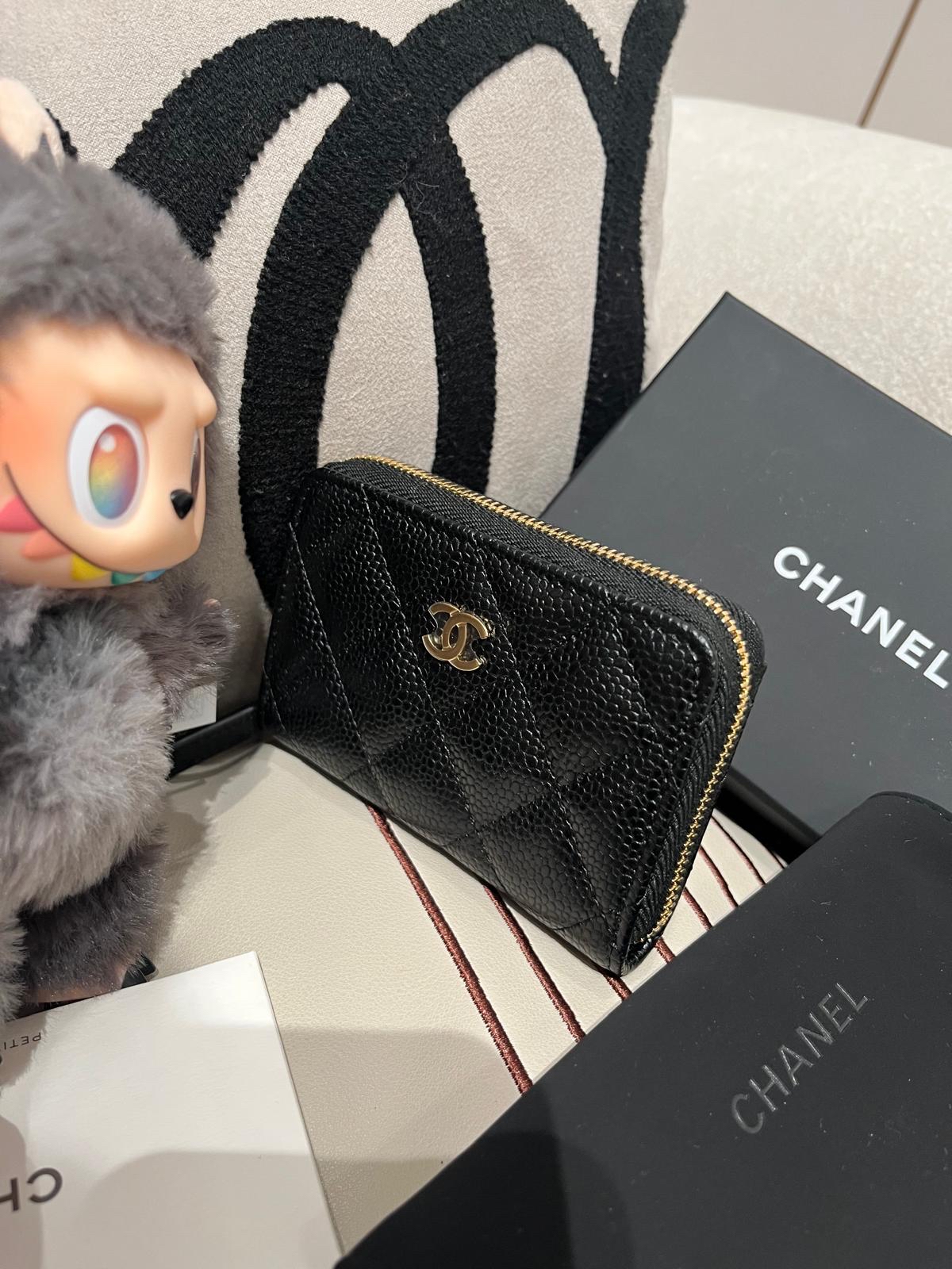 Chanel card holder AP0216 黑色荔枝牛皮 100%Authentic ,全新 ✅晶片貼✅dust bag✅box 