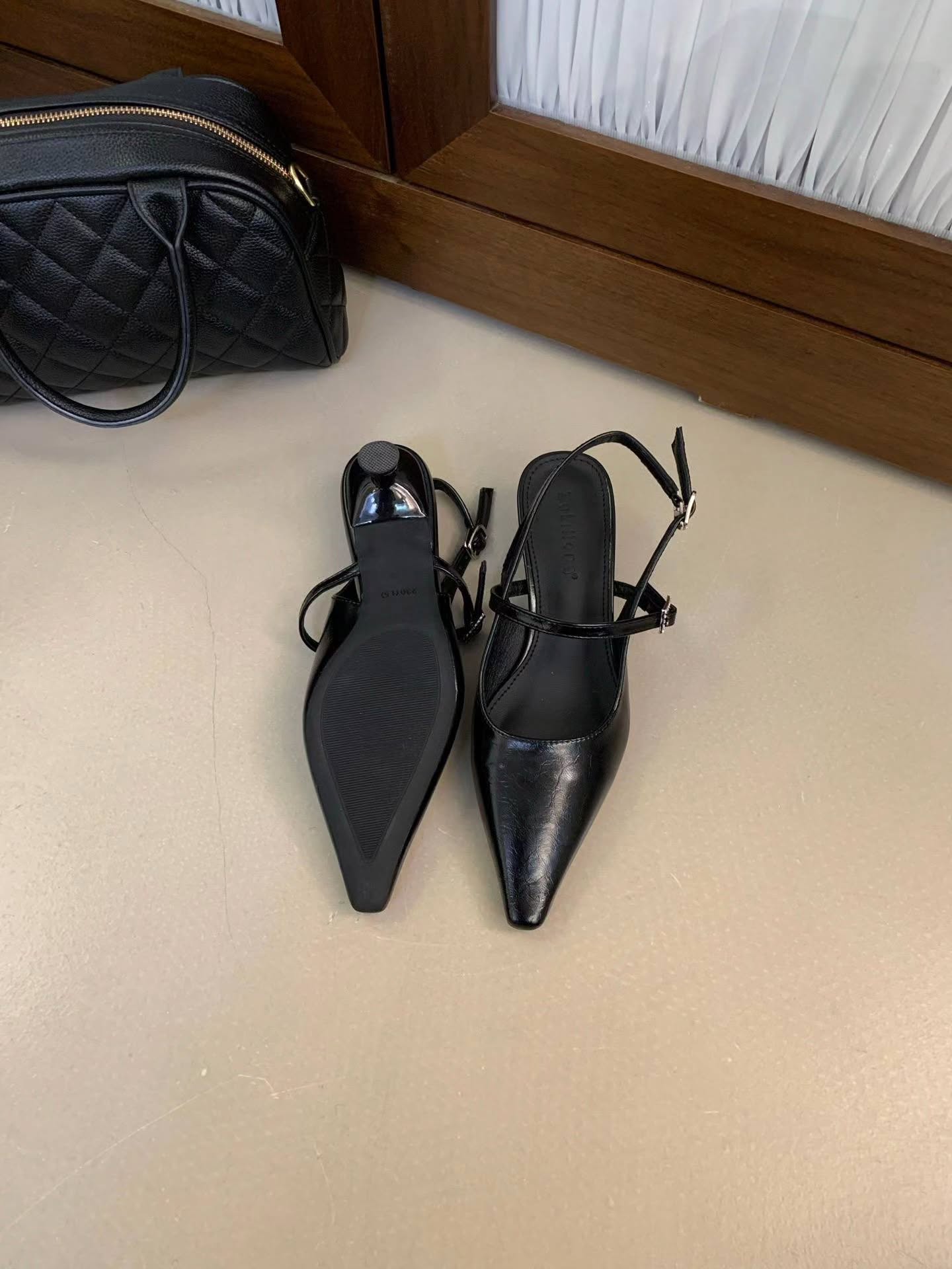 659-2 气质玛丽珍尖头高跟鞋🇨🇳