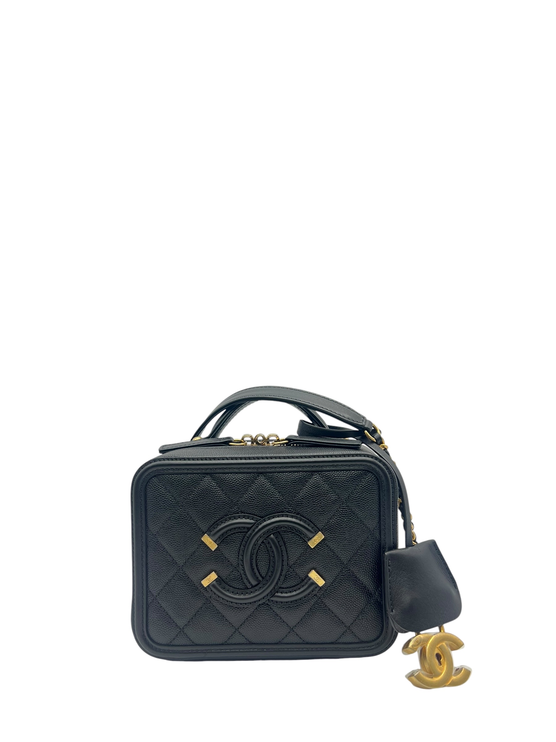 Pre-Owned CHANEL CC Filigree Vanity Case / Product Code: 26061003