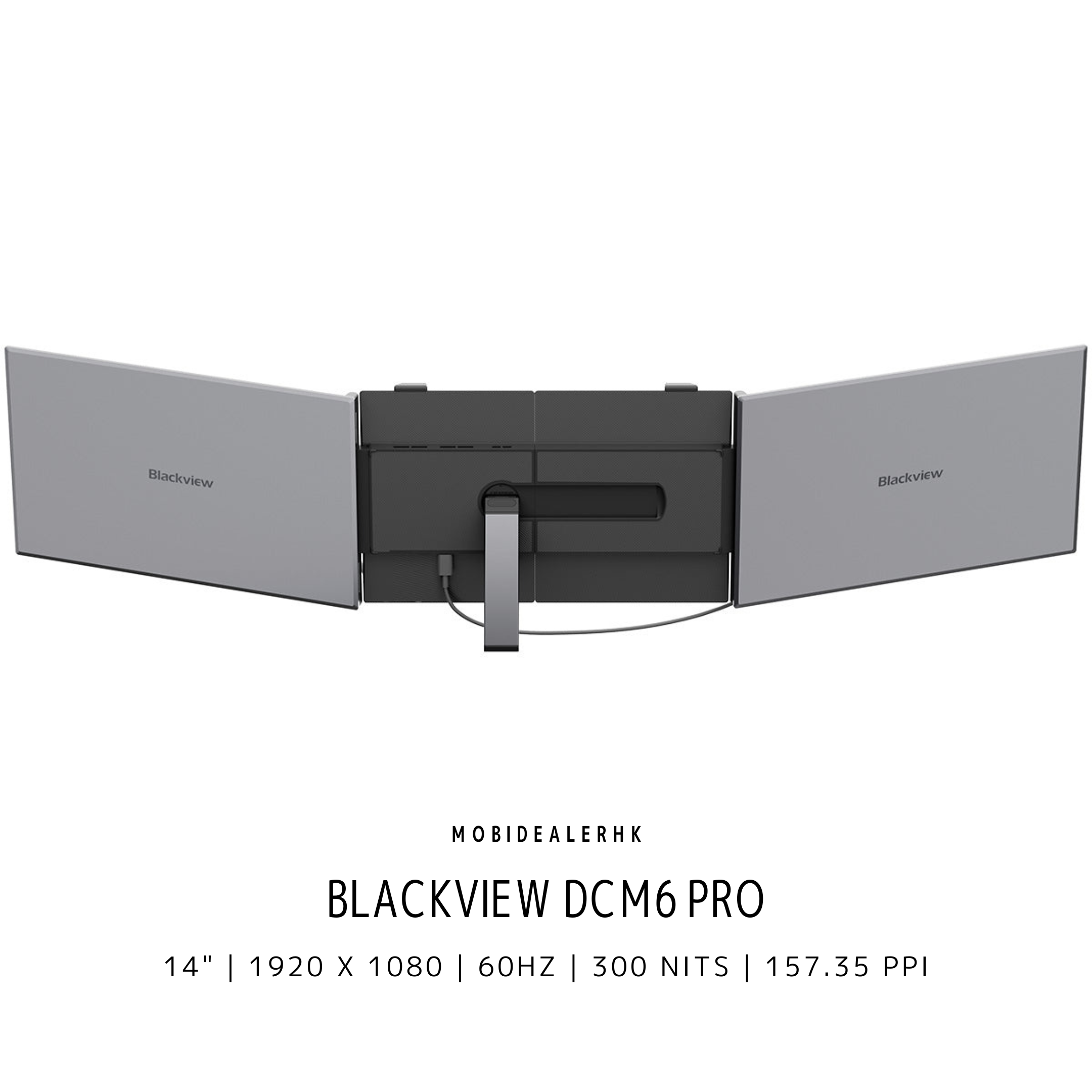 Blackview DCM6 Pro | 便攜式螢幕 | 14" | 1920 x 1080 | 60Hz | 300 Nits | 157.35 PPI