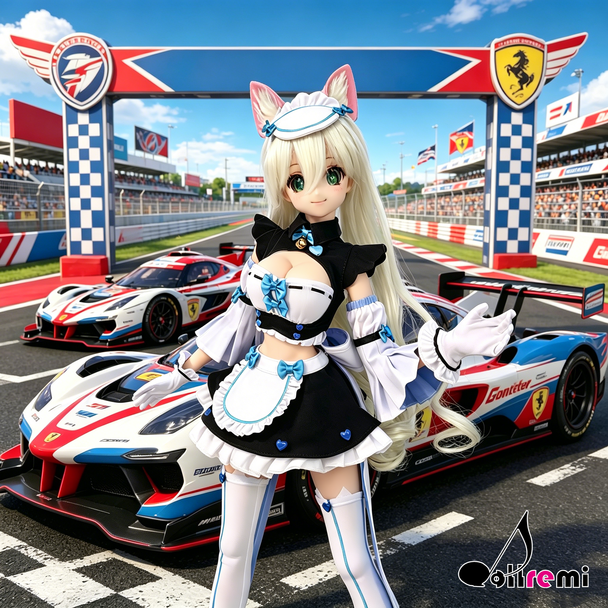 【dollremi】(DD0713) COS NEKOPARA Vol.1 Soleil opened! Vanilla Racing Girl Ver. 香草 賽車女郎 ver.