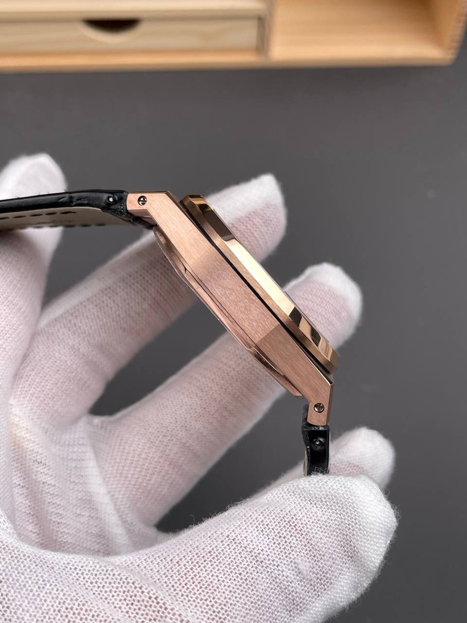 🚀AP 玫金15500 皮带款/41mm/4302机💯