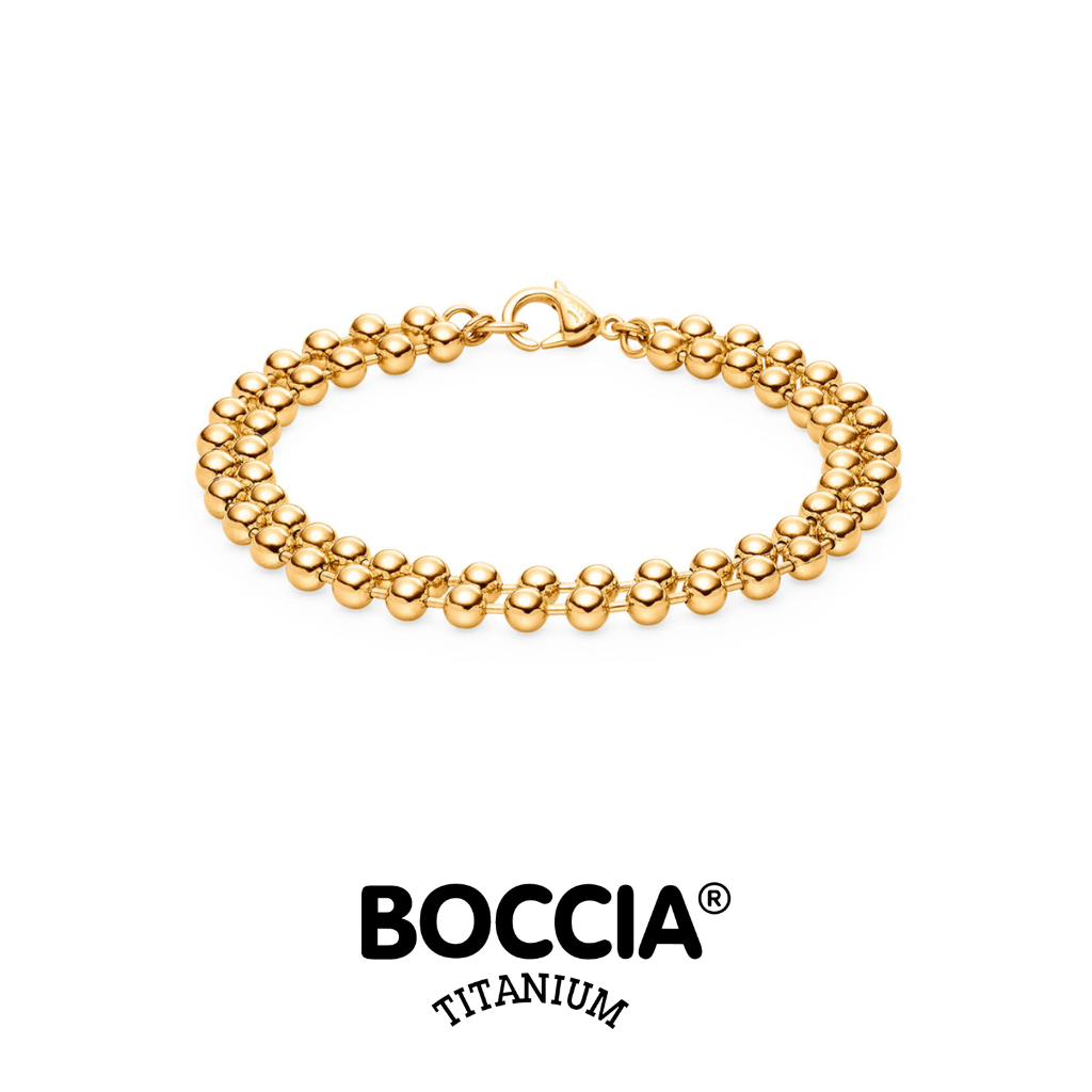 Boccia Titanium 03066-02 Bracelet 鈦金屬 / 鍍金手鏈 