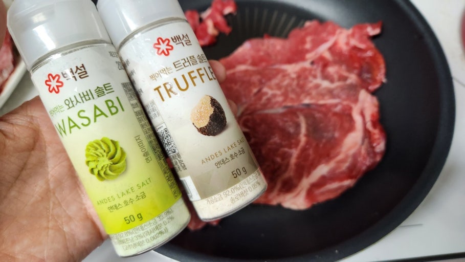 韓國 Beksul 頂級沾鹽系列 黑松露鹽 / 芥末鹽 任選 ｜Truffle / Wasabi Andes Lake Salt