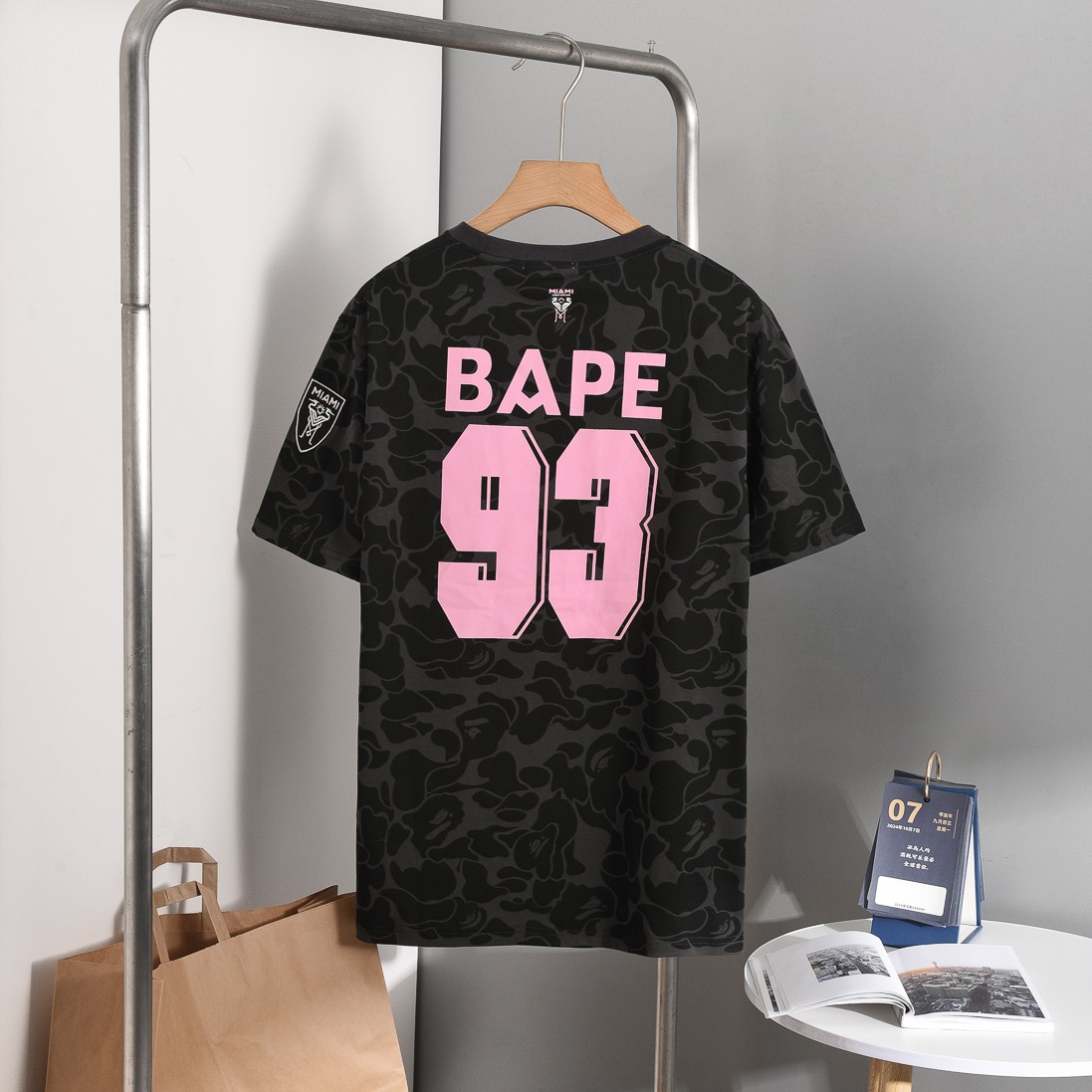 BAPE x Inter Miami CF Camo Tee