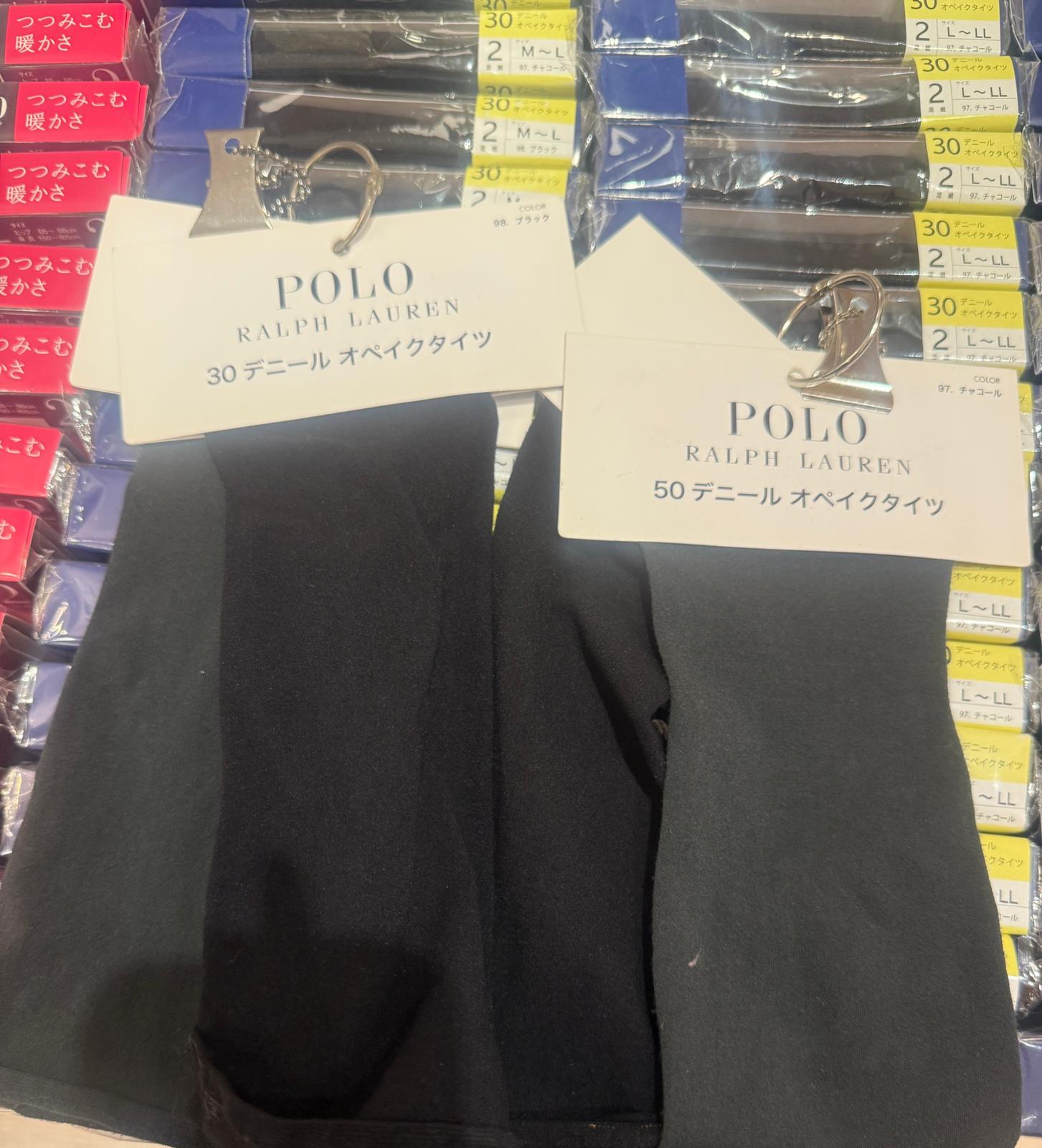 Polo Ralph Lauren 實色絲襪 set sale (一黑1灰) 30針$95/ set 黑灰各1對 50針$105/ set 黑灰各1對 80針$$118/ set 黑灰各1對 30針/50 Size m-L / L -LL