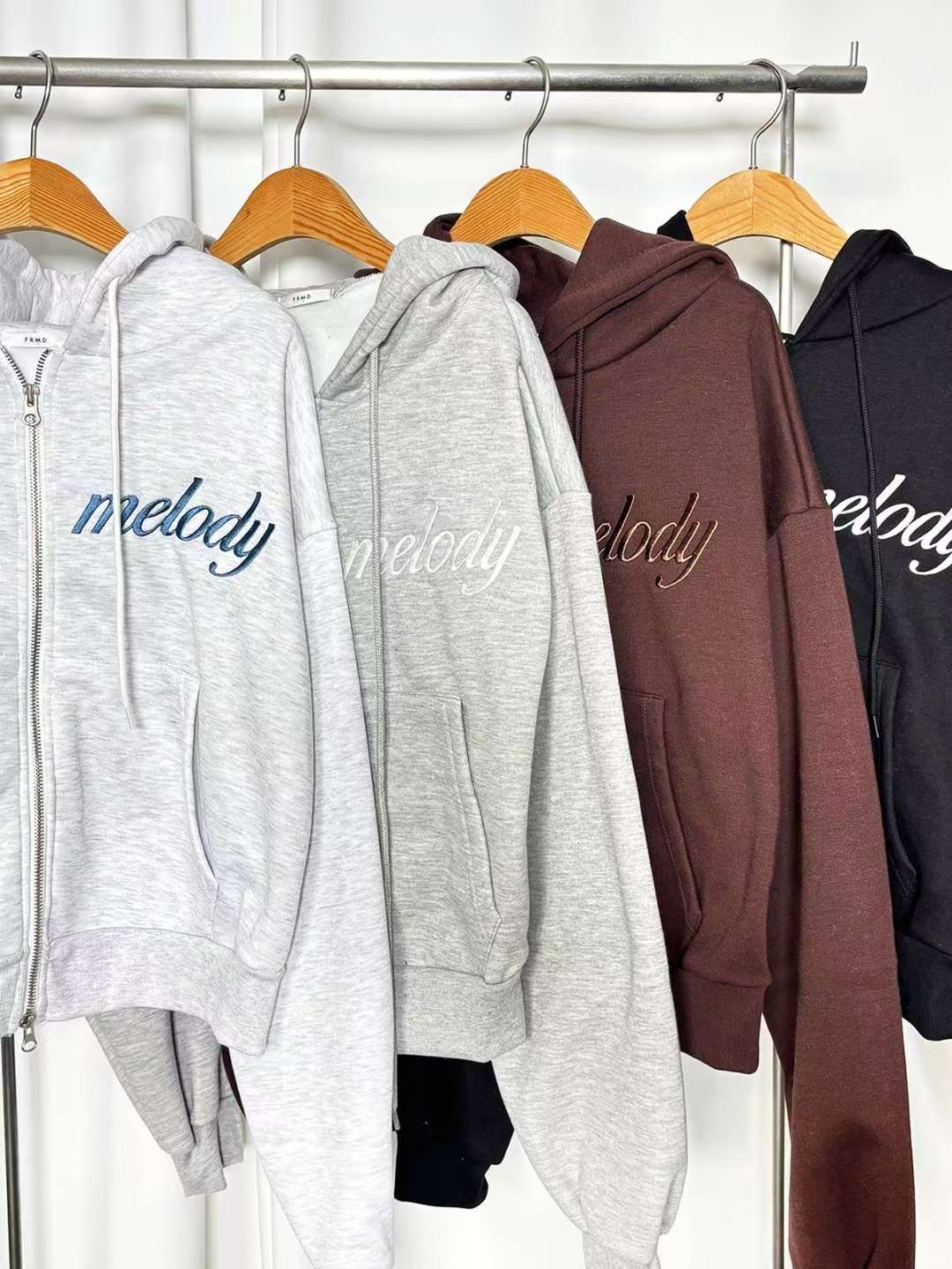 韓國Y2K校園風雙拉鍊jacket 